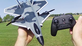 KFPLAN KF700 J20 Brushless Automatic Stunt Plane Flight Test Review [upl. by Asenav]