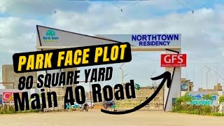 North Town Residency Phase 1 Easy installment plan 80 Square yard Plot affordable demand Gold Block [upl. by Lowenstein]