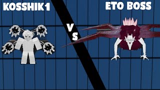 Kosshik1 vs Eto Boss  Fighting Eto Boss With Kosshik1  RoGhoul [upl. by Aara]