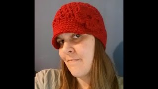 How to Crochet a Hat  Newsboy Hat Tutorial [upl. by Adnoved]