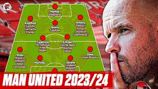 Erik Ten Hags 202324 Manchester United Squad Depth Analysis  What Transfers Are Needed [upl. by Klemm]