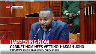 CS nominee Hassan Johos vetting  FULL INTERVIEW [upl. by Eninej781]