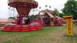 Rides At Carters Steam Fair Bath 18 August 2018 [upl. by Ahsenra649]