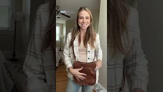 The perfect affordable leather cross body bag for fall [upl. by Holmen]