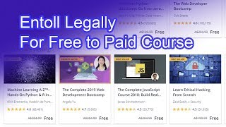 How to Enroll in Any Paid Udemy Courses for Free 2019 [upl. by Araem]