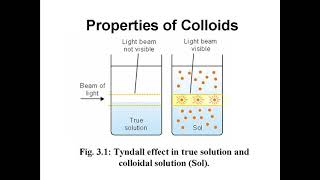 Properties of colloids part1 [upl. by Ativad]