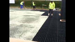 Zigmas GeoGrid  Envirotrak cellular grid paving system  Typical Installation [upl. by Flanna]