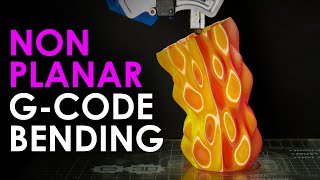 NONPLANAR 3D Printing by BENDING GCode [upl. by Ruphina]