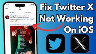 How To Fix Twitter Not Working on iPhone  Fix X Not Working on iPhone [upl. by Ydnerb165]