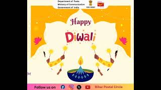 Warm greetings from Bihar Postal Circle to you and your loved ones Happy Diwali ✨💌 [upl. by Letsyrk681]