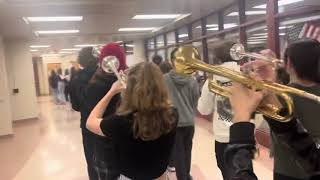 10232024 Huntley High School Marching Band Tennis Send Off [upl. by Ameekahs625]