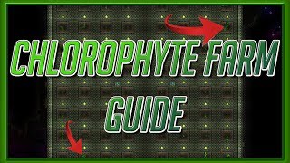 TERRARIA 14 AFK CHLOROPHYTE FARM 2020  HOW TO FARM CHLOROPHYTE ORE IN TERRARIA [upl. by Arratoon216]