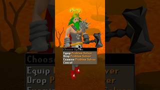 This is my PROBLEM SOLVER 😎 oldschoolrunescape osrs [upl. by Naujat]