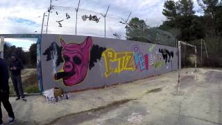 Initiation Graffiti avec Kikettestar  Ft Tomaz and HikenMaster [upl. by Rakia]