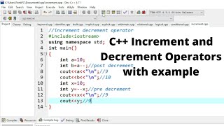 Increment and Decrement Operators in Java  MCA  BTECH  BCA  BSC  ICSE CLASS 9 AND 10 [upl. by Lula]