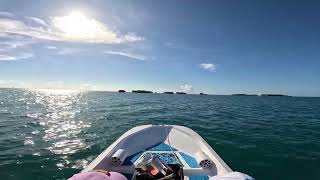 Navegando desde Cayo Caracoles a Cayo Enriquito Parguera Puerto Rico [upl. by Zeret]