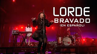 Lorde Bravado EspañolLIVE  Letterman HD [upl. by Missak264]