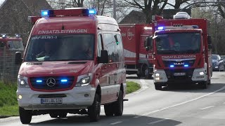 BHP 50 Komponente FeuerwehrTHWRettungsdienst Kreis Warendorf auf Einsatzfahrt in Ascheberg [upl. by Flagler]