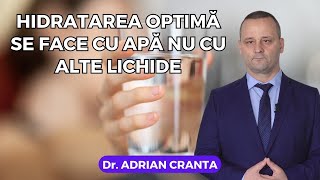 Hidratarea optimă se face cu apă nu cu alte lichide [upl. by Limaa]