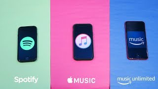 Spotify vs Apple Music vs Amazon Music Unlimited Features Value Music Quality amp Music Library [upl. by Anina]