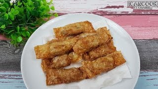 香脆 炸五香条 （Minced Pork Mini Rolls） [upl. by Kcerred510]