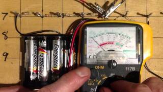 Using An Analog Ohmmeter [upl. by Earas]