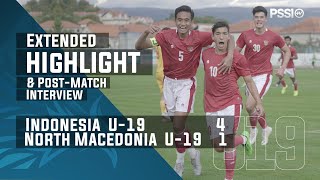 U19 International Friendly Match  Indonesia 4  1 North Macedonia with PostMatch Interview [upl. by Aelsel]