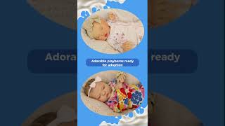 Reborns ready for adoption 👶🍼rebornbaby playborn reborns rebornsforsale rebornchannel baby [upl. by Crofoot]