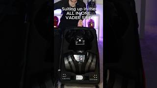 Suiting up in the Jazwares Vader suit cosplay darthvader cosplayer starwars unboxing shorts [upl. by Kcirdahc]