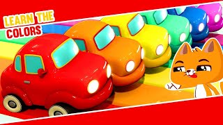 🚙 Learn the Colors with Catty and the Magic Cars  Superzoo [upl. by Hatokad275]