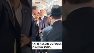 Donald Trump and Ben Shapiro at the Ohel of the Lubavitcher Rebbe israel [upl. by Goulette]