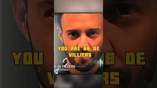 You are ab de Villiers shorts cricket abdevilliers fypシ゚viral [upl. by Anilam]