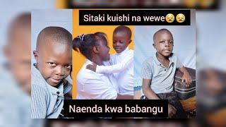 Naenda kwa babangustaki kuishi na wewethis prank almost killed me😭😭🤣 [upl. by Lihas]