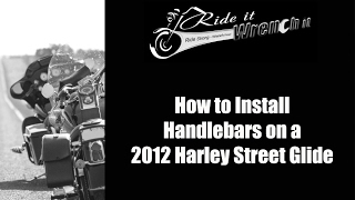 How to Install Handlebars on a 2012 Harley Street Glide [upl. by Ijies]