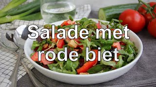 Salade met rode biet recept [upl. by Aikemit]