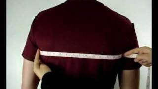 Male Back Width Measurement Guide for Suits Shirts and Waistcoats [upl. by Mcnalley]