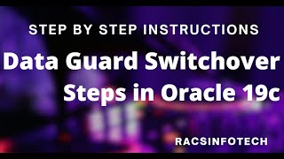 Oracle 19c Data Guard Switchover activity using DG Broker Step by Step [upl. by Narhet434]