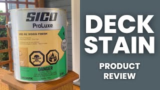 The Best 1 Coat Stain Product For Wood Decks  Proluxe SRD RE Product Review [upl. by Frasquito]