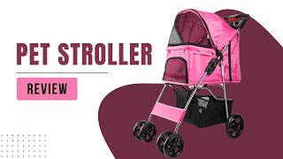 Take Your Pet Anywhere Flexzion Pet Stroller Review [upl. by Pearlstein392]