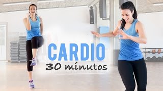 CARDIO 30 MINUTOS PARA ELIMINAR GRASA ABDOMINAL [upl. by Jaunita]