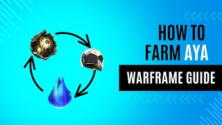 How to farm Aya  WARFRAME GUIDE [upl. by Ermengarde]