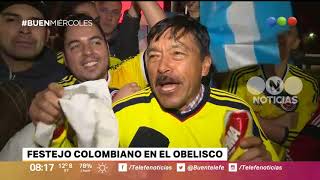 Hinchas colombianos felices por la clasificación al Mundial  Buen Telefe [upl. by Root]