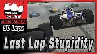 First amp Last Lap Problems  Indycar  Legacy Pocono [upl. by Greenburg]