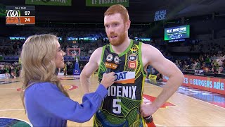 Angus Glover PostGame Interview vs Cairns Taipans Round 8 NBL25 [upl. by Scales871]