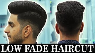 BEST SUMMER hairstyle for INDIAN MENBOYS 2018  Low Fade haircut for men urban gabru [upl. by Nylidam]