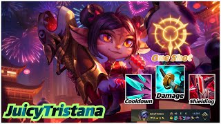 Tristanas One Shot Build Still OP  Wild Rift  Only Damage Build [upl. by Llien]