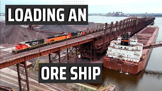 Loading An Ore Ship The Massive Mesabi Miner [upl. by Meagher554]