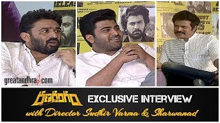 Ranarangam Exclusive Interview with Sudhir Varma amp Sharwanand  Greatandhracom [upl. by Nuahsel]