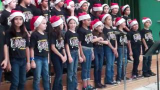 8 tiny reindeer love their hip hop beat Cole Elementary Choir [upl. by Esaele]