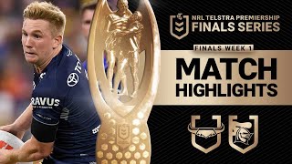 NRL 2024  Cowboys v Knights  Match Highlights [upl. by Marybella]